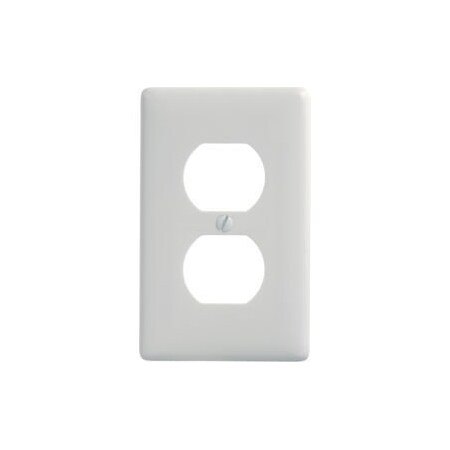 Bryant Bryant NP8W Duplex Plate, 1-Gang, Standard, White Nylon NP8W